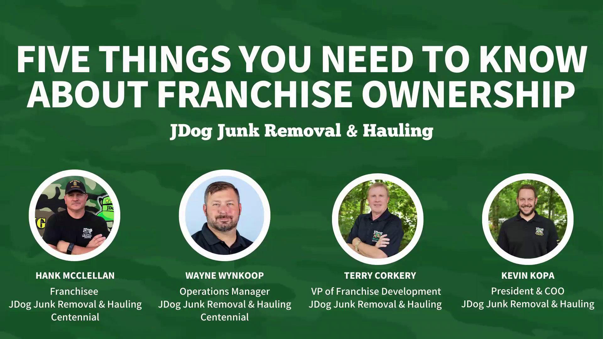 Webinar: 5 Things You Need to Know About Franchise Ownership