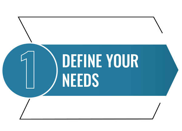 Define Your Needs Define Your Needs