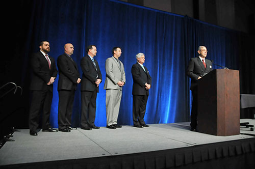 Vearl Williams (accepting the award), Commissioner Pauken, Bobby Gear, and other members of the TWC Vearl Williams (accepting the award), Commissioner Pauken, Bobby Gear, and other members of the TWC