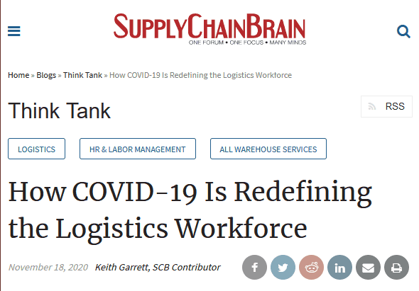 How COVID-19 Is Redefining the Logistics Workforce