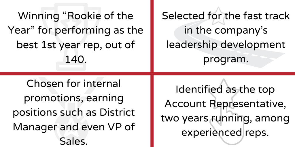 Take a look at the success Orion's candidates have in Sales positions