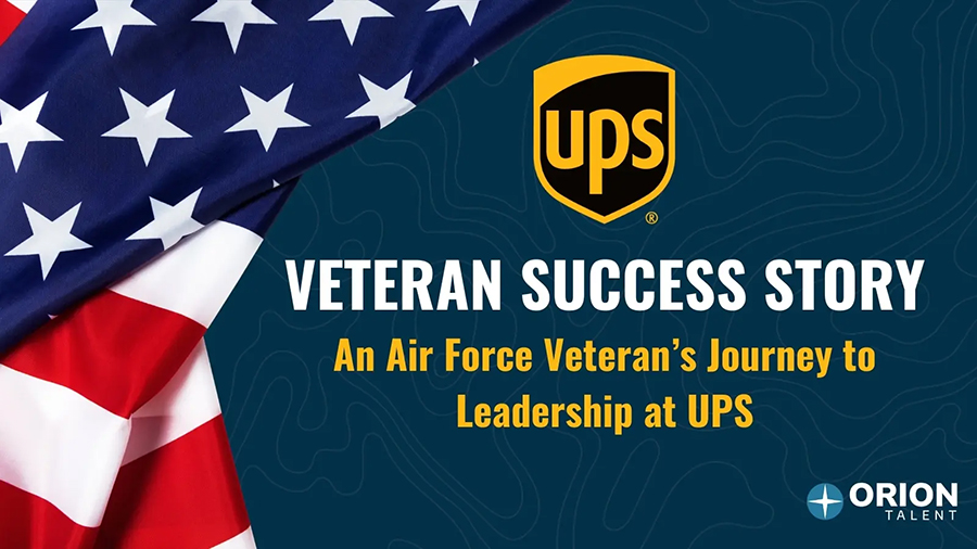 Veteran Success Story: An Air Force Veteran's Journey to Leadership at UPS